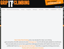 Tablet Screenshot of gripitclimbing.com